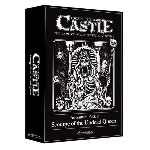 Themeborne Escape The Dark Castle Board Game Scourge of The Undead Queen Adventure Pack 2 - Face New Horrors! Cooperative Strategy Game for Adults, Ages 14+, 1-4 Players, 45 Min Playtime, Made