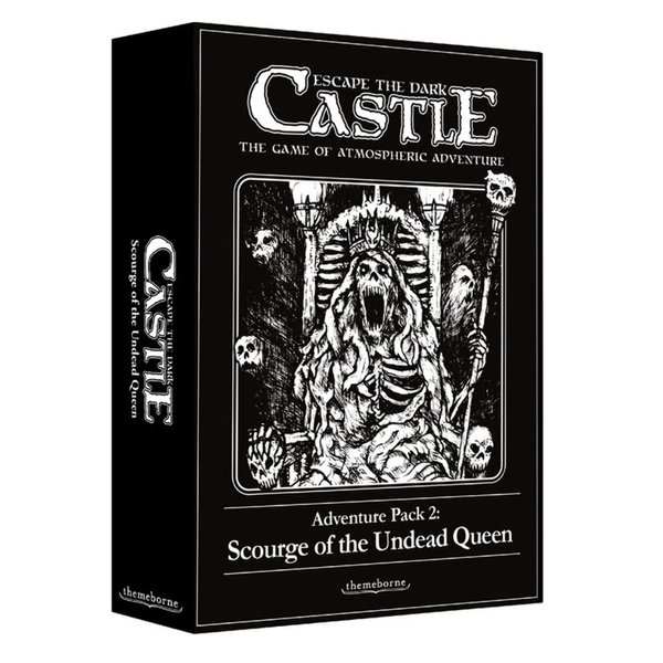 Themeborne Escape The Dark Castle Board Game Scourge of The Undead Queen Adventure Pack 2 - Face New Horrors! Cooperative Strategy Game for Adults, Ages 14+, 1-4 Players, 45 Min Playtime, Made