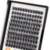 Bodermincer Lash Clusters D Curl Black/Light Brown/Dark Brown/Black Brown 10-12-14/12-14-16/16-18-20mm Mixed Lash Clusters Kit For Beginner (M01# 12-14-16mm Mixed)