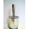 Generic Silver alligator hair claw clip with crystals