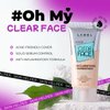 LAMEL OhMy Clear Face Full Coverage Foundation - Acne Coverage - Salicylic Acid & Tea Tree Extract - Dewy & Flawless Finish - Sensitive Skin Care - Organic & Oil-Free - 401, 1.35 fl.oz