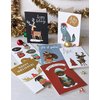 Holiday Greeting Cards with Envelopes and Stickers - Pack of 50 Merry Christmas Notes – 10 Unique Woodland Animals designs, Thick Cardstock, 4X6 Inch in a Sturdy Box, Blank Inside' (Mix)