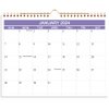 Calendar 2024-25 - Wall Calendar Runs from January 2024 - June 2025, 18 Months 2024-2025 Calendar with Thick Paper for Planning and Organizing for Home or Office, 8.5 x 11 Inches, Purple
