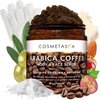 Cosmetasa Organic Arabica Coffee Scrub Bundle with Exfoliating Gloves - 2 in 1 Coffee Face Scrub + Coffee Exfoliating Body Scrub for Women & Men - Natural Coffee Scrub Body Exfoliator for Cellulite