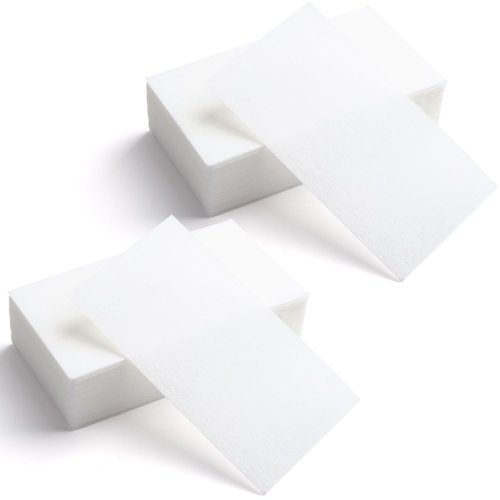 Pndeyo 100pcs End Papers for Hair Perm, Disposable Salon Hair Perm Papers, High Temperature Resistance Hair Curling Papers Hair Styling Accessories for Cold and Hot Perms- White