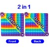 EK-Memory-fish Multiplication Game Table Digital Multiplication Board Game, Addition and Multiplication in One, Rainbow Dimple Fingertip Toy, Create Stress-Relieving Math Manipulation (1 Piece)