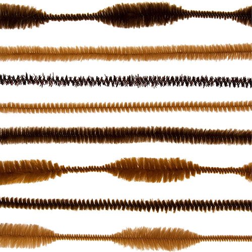 West Coast Paracord Chenille Stems 20 Pack – Pipe Cleaners – Assorted Colors and Styles – DIY Arts and Crafts – Stem Widths: 6, 9, and 15 Millimeters – Classroom Projects – Flexible and Reusable