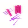 300Pcs Plastic Hair Roller Picks Pin Hair Curler Roller Pin Hairdressing Tool for Hair Curling Styling Accessories, Random Color