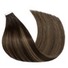 SEGO Tape In Hair Extensions Human Hair 20pcs 50g/pack Tape in Remy Human Hair Extensions Hair Extensions Straight Seamless For Women 14/16/18/20/22 Inches