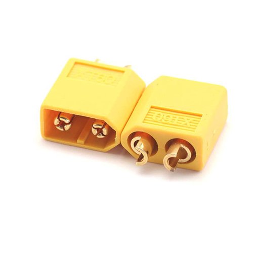 Skrnrhrery Xt60 Connectors, 10 Pairs Xt60 Plug,Suitable for Remote Control Lithium Polymer Battery Power Plugs, Xt60 Male and Female Bullet Connectors Power Connectors