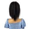 VAVANGA Hat Wig for Black Women - Black Hair with Hat Ponytail Wig Hat Baseball Cap Attached Hair Afro Kinky Yaki Hair Extensions Hat Wigs for Women(#1B, LD0315)