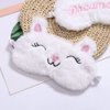 2 Pack Cute Animal Sleep Mask for Girls Cute Cartoon Fox Alpaca Soft Plush Blindfold Sleep Masks Eye Cover for Women Girls Travel Nap Night Sleeping