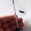 TOYANDONA Adjustable Miniature Microphone: Mini Musical Instrument 1 12 Scale Dollhouse Musical Instrument Mic Model Mini Replica Model for Action Figures Dollhouse Accessories Display