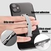 6 Pieces Finger Strap Phone Holders Phone Handle Grip Cell Phone Stand with Kickstand Elastic Phone Finger Holder for Cell Phone Case Small Tablets