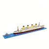 alltogetho Titanic Iceberg Model Ship Building Blocks Set Toys Micro Mini Bricks for Adults Girls Assemble Ice Love Cruise Ship