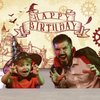 Wizard Birthday Party Supplies Wizard Backdrop Banners, 6 x 3.6 ft Happy Birthday Party Supplies Witch Birthday Party Backdrop for Halloween Boys Girls Birthday Decoration, Indoors and Outdoors