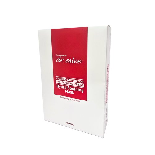 dr. eslee Hydra Soothing Mask 30g (10 Pack), Long-Lasting Sheet Mask Packed with Essence, For Dry and Sensitive Skin, Relieves Irritation, Free of Synthetic Perfumes, Korean Skin Care