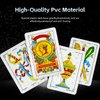 Spanish Playing Cards, Original Spanish Cards Games, Briscas Cards Puerto Rico, Original Spanish Deck of Cards, Mexican Playing Cards [Luxury Silver Foil Classic] [PVC Waterproof] (1 Pack)