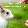 DORLIPS 25PCS Rabbit Chew Toys, 100% Healthy Bunny Treats,Natural Timothy Hay Sticks Rabbit Chew Treats for Rabbits Bunnies Chinchillas Guinea Pigs Hamsters and Other Small Animals Molar Snacks