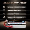 HRB 4S Lipo Battery 14.8V 4200mAh 60C T Lipo Battery Compatible with RC Car RC Plane RC Truck RC Boat