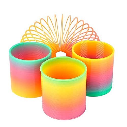 DollarItemDirect 2.5 inches Rainbow Coil Spring, Case of 72
