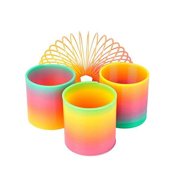 DollarItemDirect 2.5 inches Rainbow Coil Spring, Case of 72