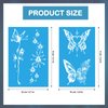 Konsait 10 Sheets Glow in the Dark Tattoos Butterfly Tattoos Girls Temporary Tattoos for Women Glow Tattoos Blue Luminous Tattoos for Kids Body Make Up Fake Tattoo