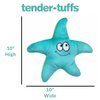 SmartPetLove Tender-Tuffs Easy Grab - Small Squeaky Soft Plush Starfish Dog Toy - Great for Puppies and Adult Dogs