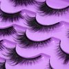 False Eyelashes Fox Cat Eye - Wispy Fluffy Strip Eyelashes 16mm Cat Eye 6D Faux Mink Fake Eyelashes Pack 14 Pairs by EMEDA(HX2-1）