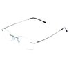 HIYANJN Rimless Readers Blue light proof reading glasses Women Men Anti Glare Filter Lightweight Eyeglasses 1.25
