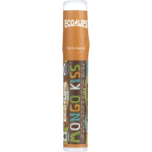 ECO LIPS Organic Mongo Kiss Vanilla Honey Lip Balm, 0.25 OZ