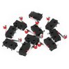 HiLetgo 10pcs Micro Limit Switch KW12-3 AC 250V 5A SPDT 1NO 1NC Micro Switch Normally Open Close Limit Switch with Roller Lever Arm Black
