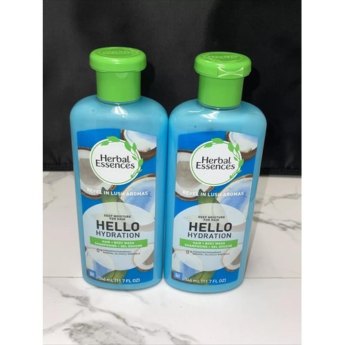 Herbal Essences Hello Hydration Shampoo and Body Wash Deep Moisture for Hair 11.7 fl oz, 11.7 Fl Oz