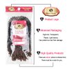 3 Packs 12 Inch Spring Twist Ombre Colors Butterfly locs Crochet Braids Braiding Hair Extensions Low Temperature Fiber 30 Strands 160g/Pack (12 Inch, 27)