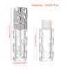 COSIDEA 16pcs Round 5ml 0.17oz silver Empty lip gloss tubes with wand prismatic Lipgloss tube containers for lip oil packing