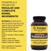 Dr. Schulze's Intestinal Formula #1 | All Natural Bowel Cleanse | Promotes Regular Bowel Movements | Improves Detoxification | Strong Herbal Formula | Family Size | 250 ct Vegan - Packaging May Vary