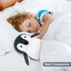 SuzziPals Heatable & Coolable Stuffed Penguin Plush, Penguin Stuffed Animal Microwavable Heating Pad for Period Cramps & Pain Relief, Penguin Gifts Penguin Toys Cute Stuffed Animals for Girls & Boys