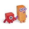 hand2mind Numberblocks One and Two Playful Pals, Plush Toys, Cute Plushies, Stuffed Toys, Numbers for Toddlers, Math Toys, Preschool Learning Toys, Kids Birthday Gifts, Stocking Stuffers for Kids 3-5