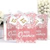 Mis Quince Anos - Quinceanera Sweet 15 Birthday Party Favor Boxes - Set of 12