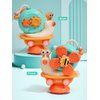 5-in-1 High Chair Toy with Suction Cups Spinner Montessori Toys for Toddler 1-3 Year Old-Fine Motor Infant Tray Sensory Travel Toys for Baby 6-12-18 Months Boy Girl Newborn Birthday Gift