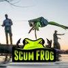 Scum Frog Pro Series Topwater Bass Fishing Hollow Body Frog Lure with Weedless Hooks, Red Pearl, One Size