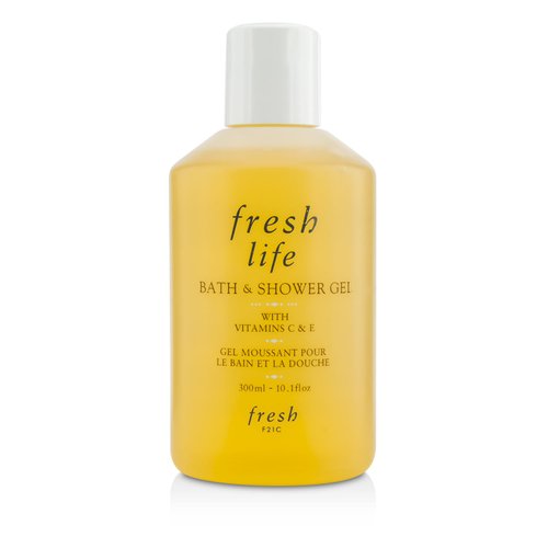 Fresh Life Bath & Shower Gel with Vitamins C & E 10oz (300ml)