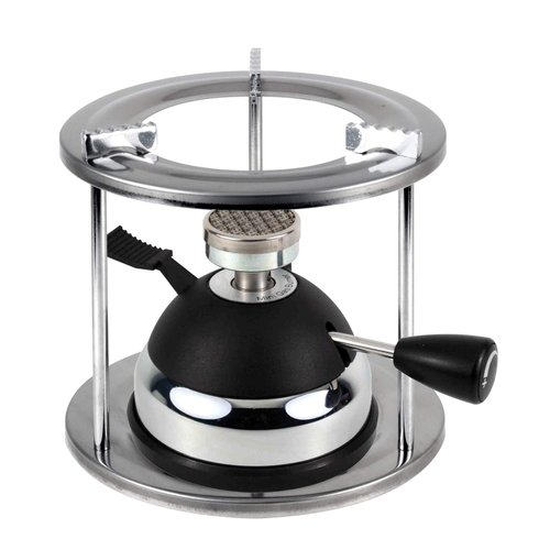 BLUEFIRE Butane Mini Burner for Tabletop Coffee Siphon Syphon/w Furnace Stand and Assembly Rack Ceramic Windproof Torch Head Portable Cooking Stove Espresso Maker Chafing Soup Tureens Fondue Bunsen