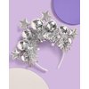 xo, Fetti Disco Balls + Stars Headband - New Year's Eve Hair Accessory, Holiday Party Favor, Boogie Birthday Party Decorations