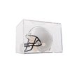 BallQube Mini Helmet Display Case Autographed Mini Helmet Case for Display Mini Helmet Cube Display Memorabilia Mini Helmet Display Case Square Clear Sports Storage Mini Helmet Display Case Holder