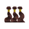 22 22 22 Inch Lukcttr Color 33 Bundles Copper Brown Body Wave Human Hair Bundles Brazilian Reddish Brown Bundles Human Hair Color #33 Body Wave Bundles Hair Weave