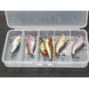 wLure Minnow Crankbait for Bass Fishing Bass Lure Jerkbait Fishing Lure (HL802KB, with Tackle Box)