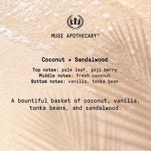 Muse Bath Apothecary Hand Ritual - Aromatic and Nourishing Foaming Hand Soap, Infused with Natural Aromatherapy Essential Oils - USDA Certified Biobased - 11.5 oz, Coconut + Sandalwood, 2 Pack