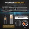 MODOAO 3pack Super Bright Flashlights High Lumens LED Flashlight with Zoomable Beam - Mini Flashlights for Camping, Hiking, Dog Walking - Powerful Emergency Flashlights with 5 Modes for Outdoor Use