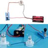 Electrical Circuit Experiment Kit, Small Bulb Lights Up Kit Basic Physic Science Playset Educational STEM Kit A OneSize Science Kits and Toys Flash Cards Learning and Education